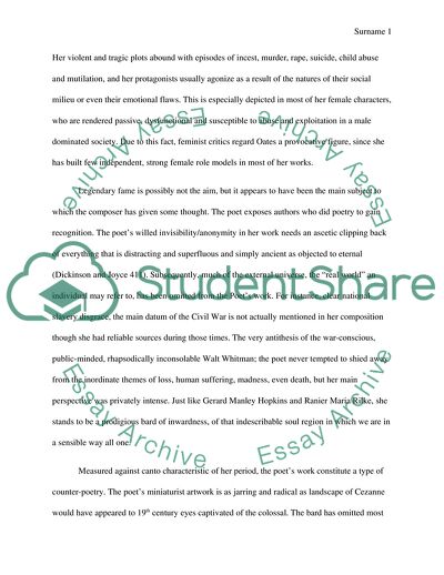 The Essential Poets Series by Joyce Carol Oates