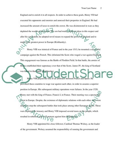 Incredible Lifeway of King Henry VIII