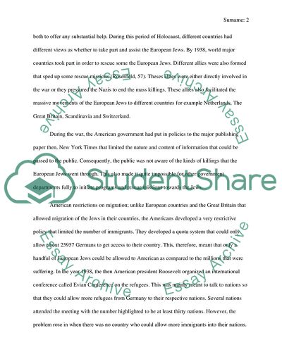 American Involvement in the Holocaust