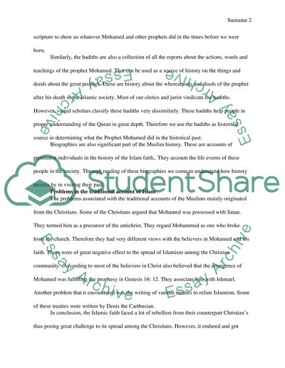 Sources for Early Islam