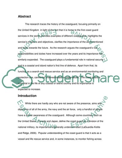 Why the Coastguard Is Important