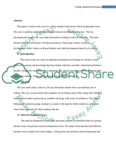 College Student Development