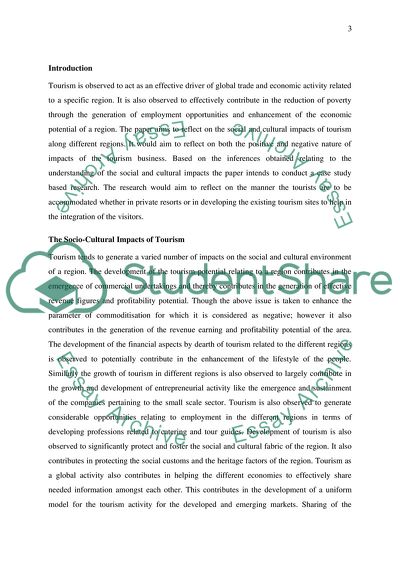 Introduction to Tourism