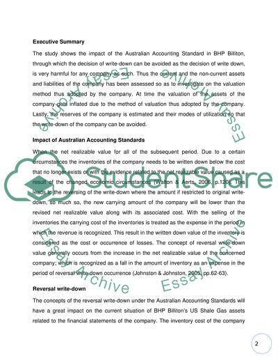 Impact of Australian Accounting Standards