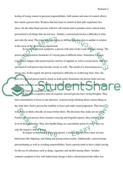 Destruction Effects of Stress