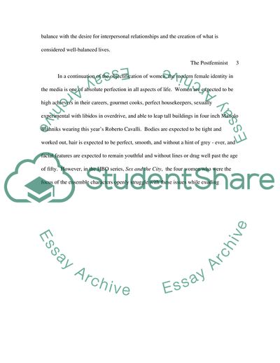 The Postfeminist Fairytale in Sex and the City