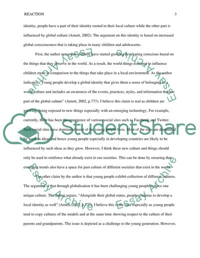 Identities and globalization