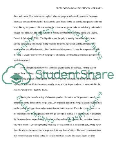 From Cocoa Bean to Chocolate Bar