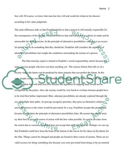 Determinism and Free Will