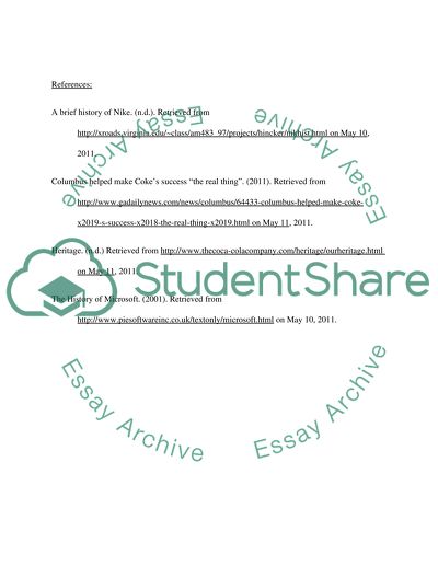 A Brief History of Brands