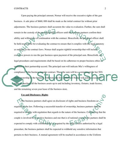 Rights of the Contract