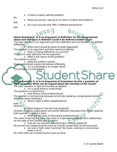 Thesis-Statement-Worksheet Coursework Example | Topics and Well Written