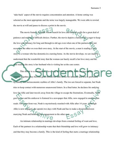 Sociology: Display of Intimacy in Families