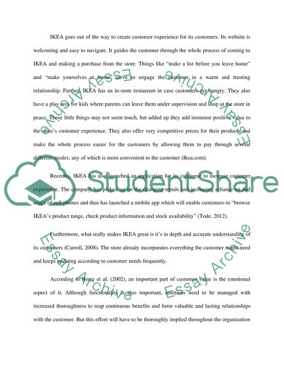 How does Starbuck or IKEA create the customer experience in their marketing