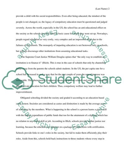 Alternatives to formal compulsory schooling