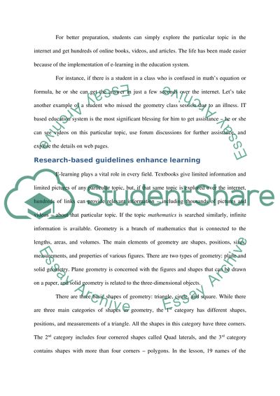 E-Learning/Geometry Shapes Lesson/Blog Entries
