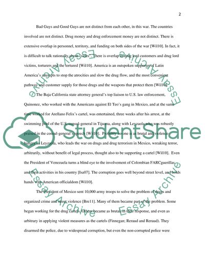 Drug War in Latin America and Complicity in North America