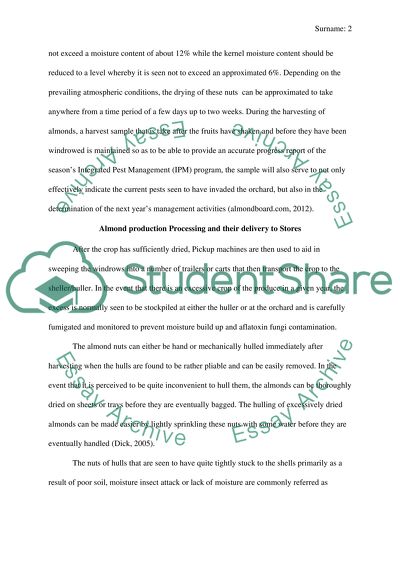 Harvesting Almond Orchards in the United States