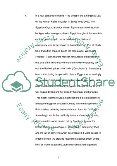 Egyptian Human Rights Organizations