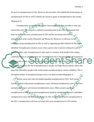 Unemployment in the USA