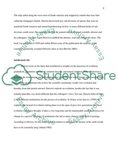 The Life and Work of Charles Darwin