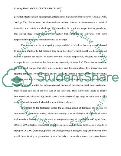 Psychology - Teen Driving