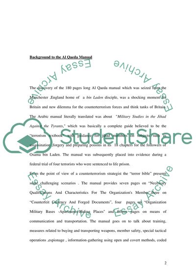 Counterterrorism Book Report/Review