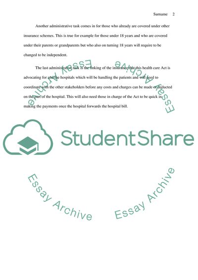 Affordable Care Act of 2010