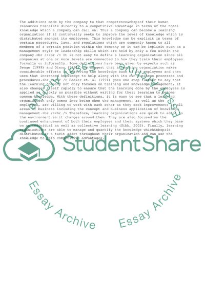 Benefits of Becoming a Learning Organisation