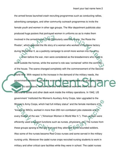 World War II in American Scenario