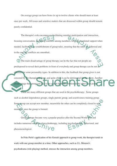 Group therapy and t-groups