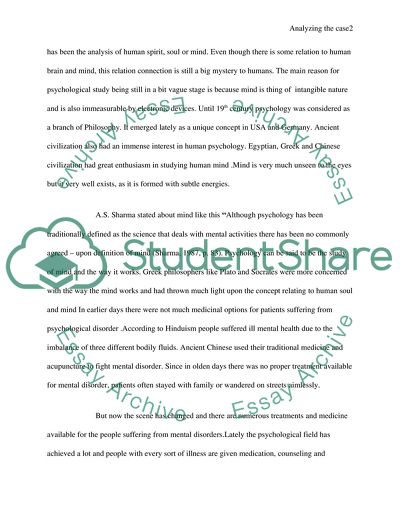 Treatment by a Humanistic Psychotherapist