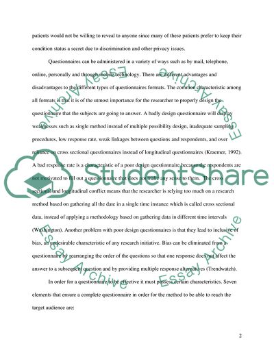 The Principles of Questionnaires