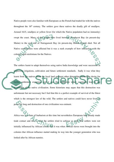 First Contact with America