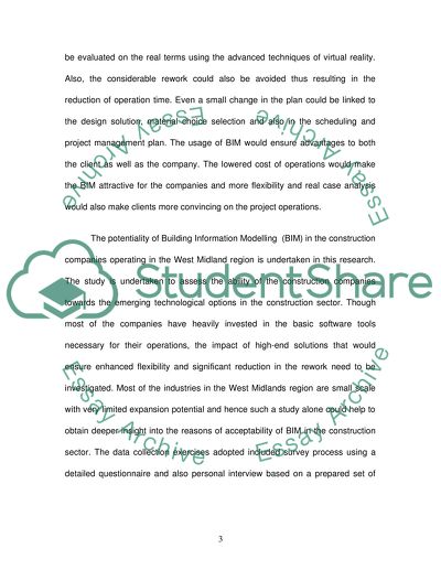 Building Information Modelling