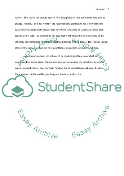 Relativity of Culture