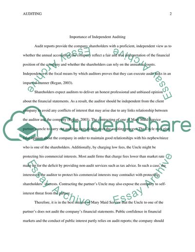 Importance of Independent Auditing