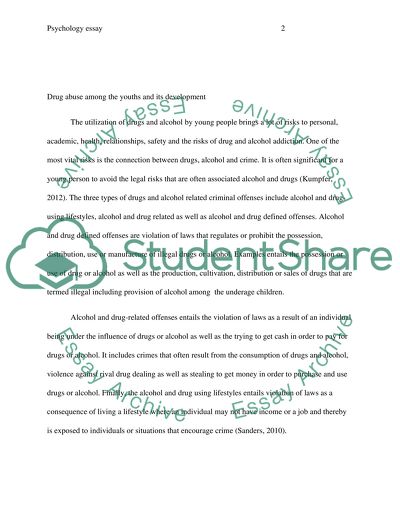 Drug Abuse among the Youths and Its Development