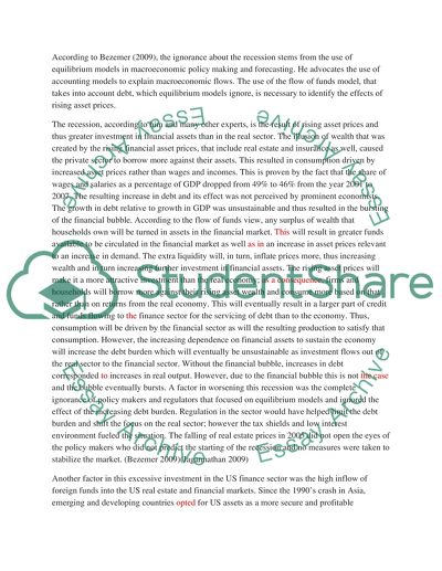 Did Globalization lead to the current Economic Crisis