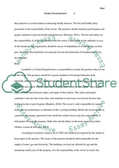 Real Estate Development