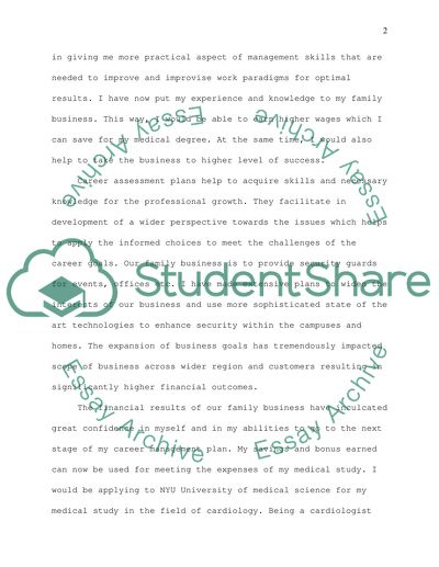 Need for Well-Defined Career Goals and Career Assessment Plans