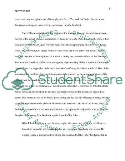 Protest Art: Art as well as Protest