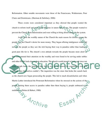 The Role of the Church and Religion in Medieval Life