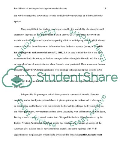 Is It Possible for Passengers to Hack Commercial Aircraft