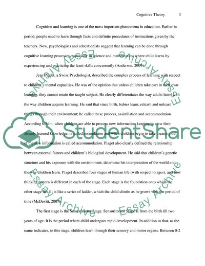 Cognitive Learning Happens through Everyday Experiences