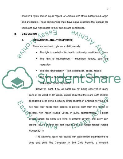 Marketing Communications Plan for UNICEF