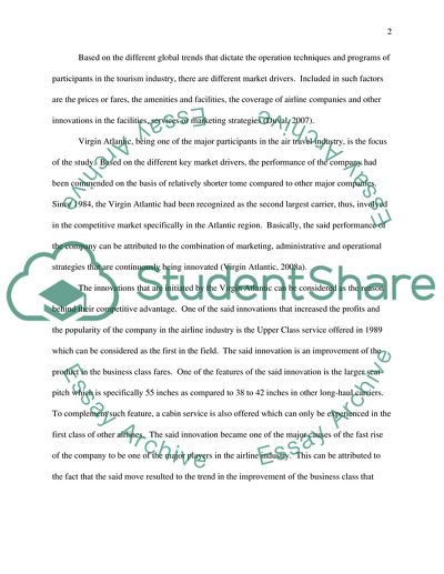 The Virgin Atlantic Global Marketing Analysis