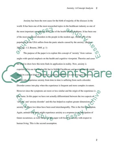 Contribution of Anxiety to Health-Related Problems