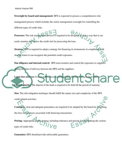 Islamic Finance Issues