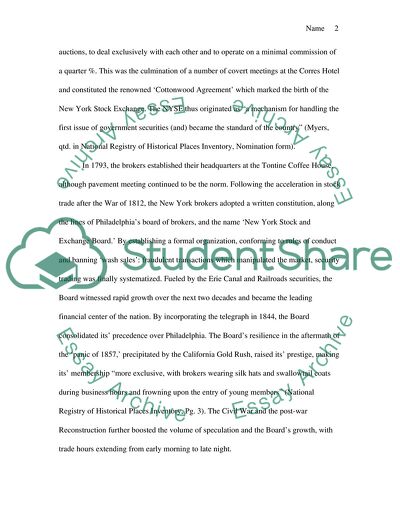 The New York Stock Exchange: Origin and History